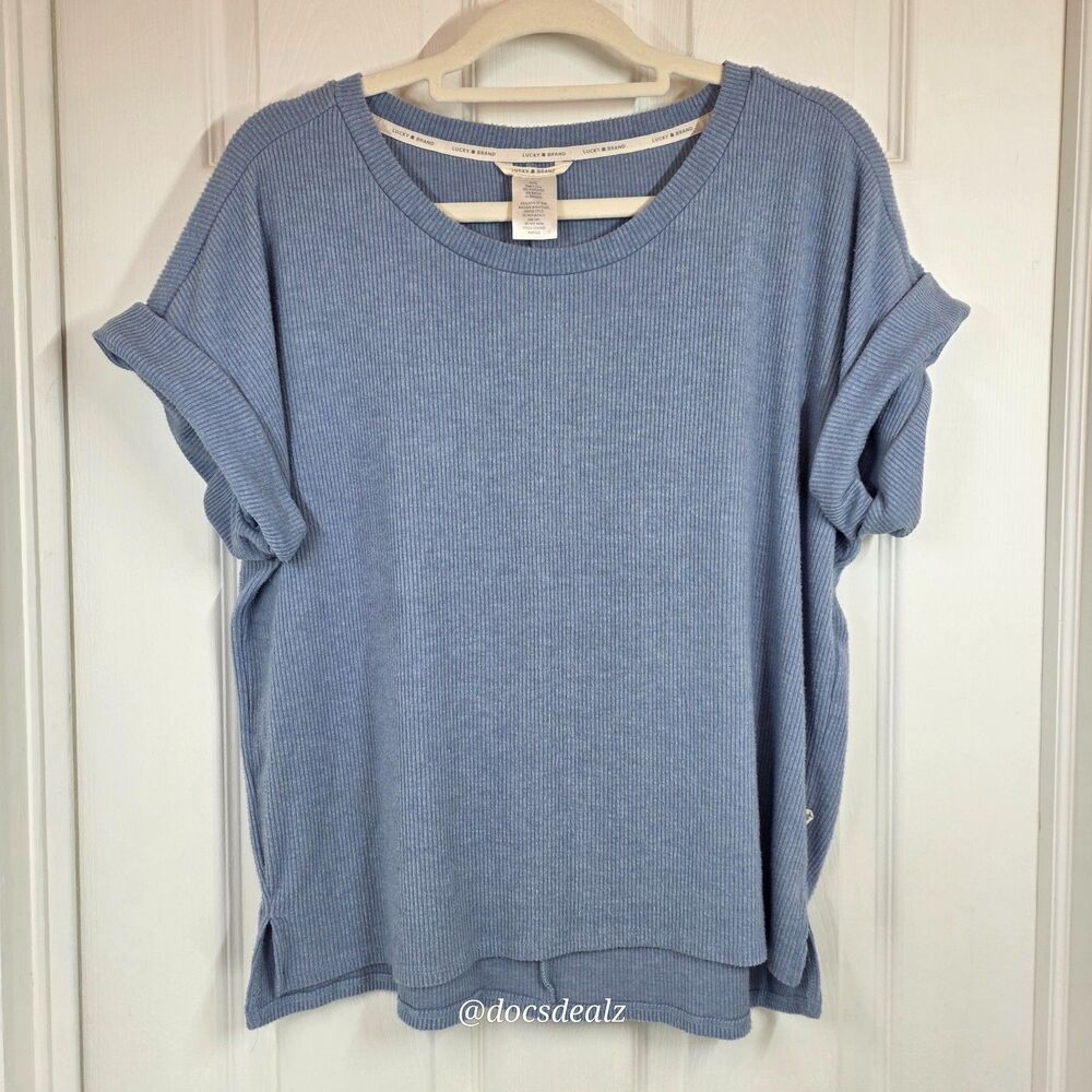 Lucky Brand Blue Blouse Women's XL